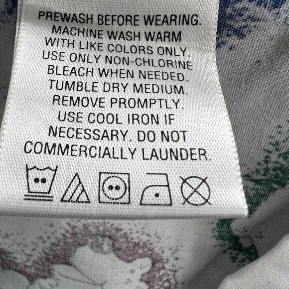 Womens Scrub Top Extra Large White Laughter is the Best Medicine Bear Pullover - Picture 6 of 8